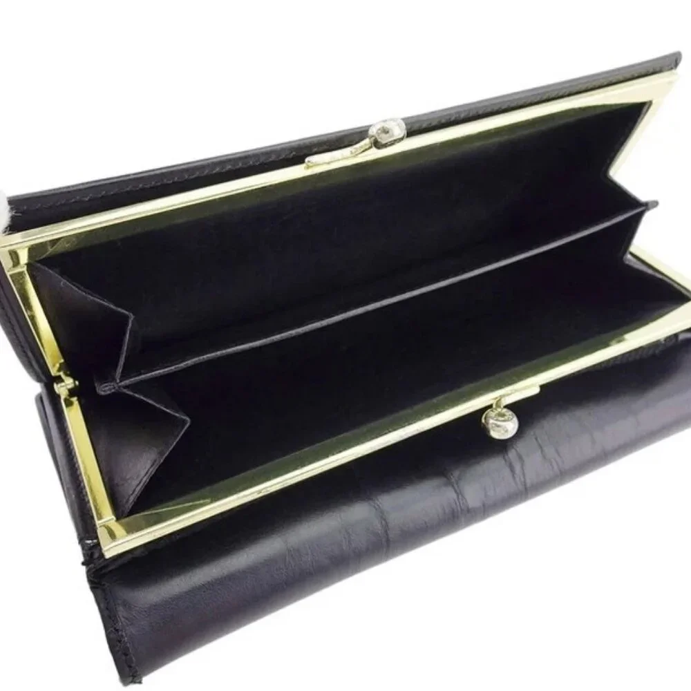 CELINE Long Wallet Macadam Beige PVC x Leather Authentic Used T22375 - Picture 6 of 9